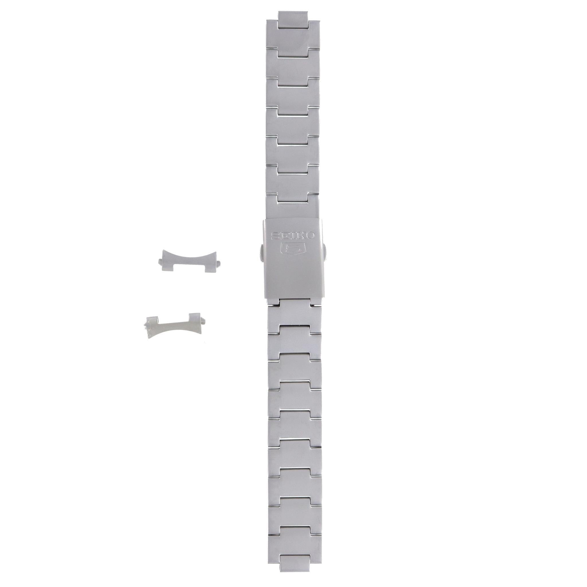 Seiko 3304 - Z.E - 7S26 - 02J0 Watch Band 3304JZ Grey Stainless Steel 18 mm 5 - Watch Plaza