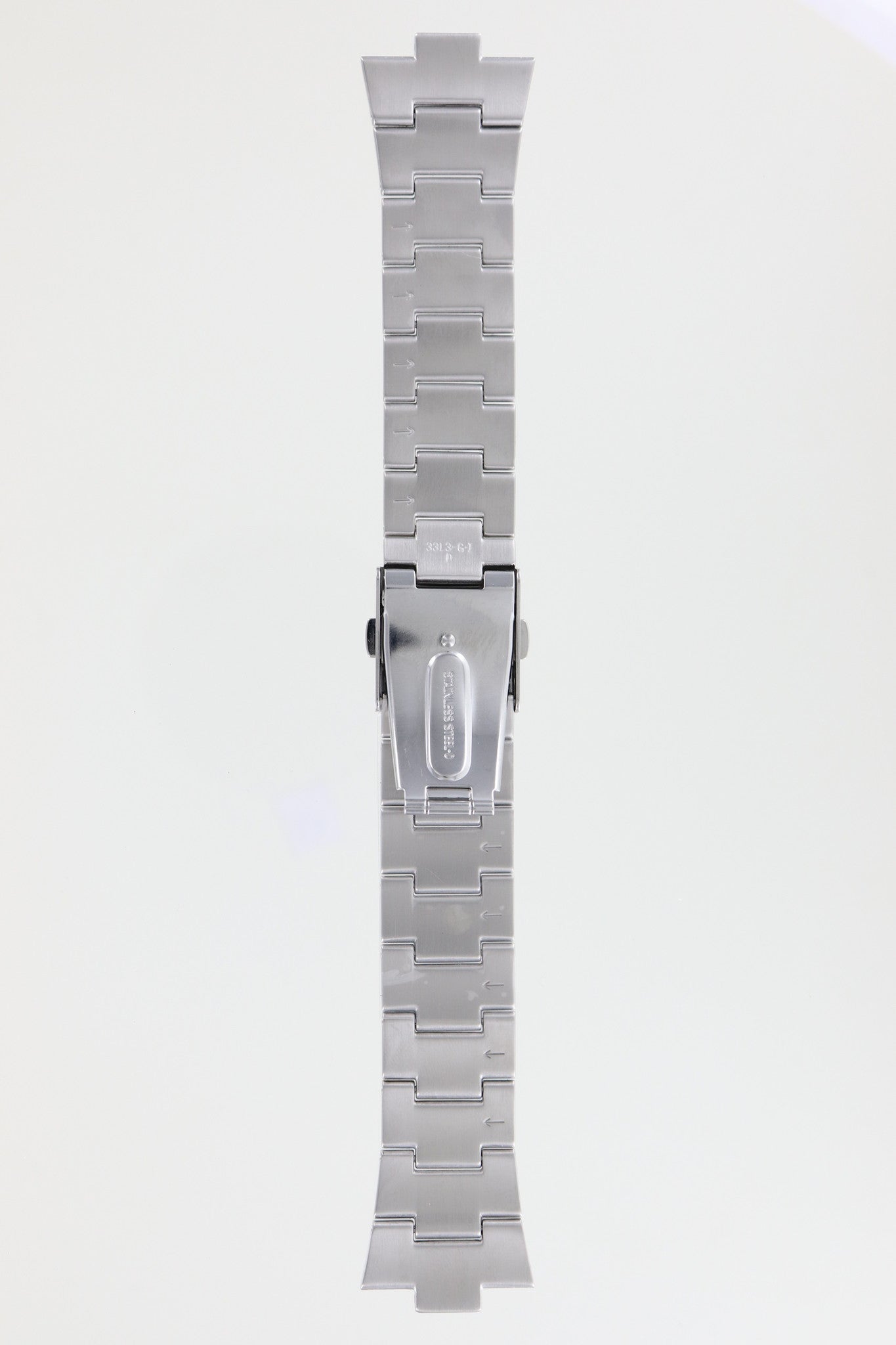 Seiko 33L3 - G.I D Watch Band 33L3JG Grey Stainless Steel 10 mm Kinetic - Watch Plaza