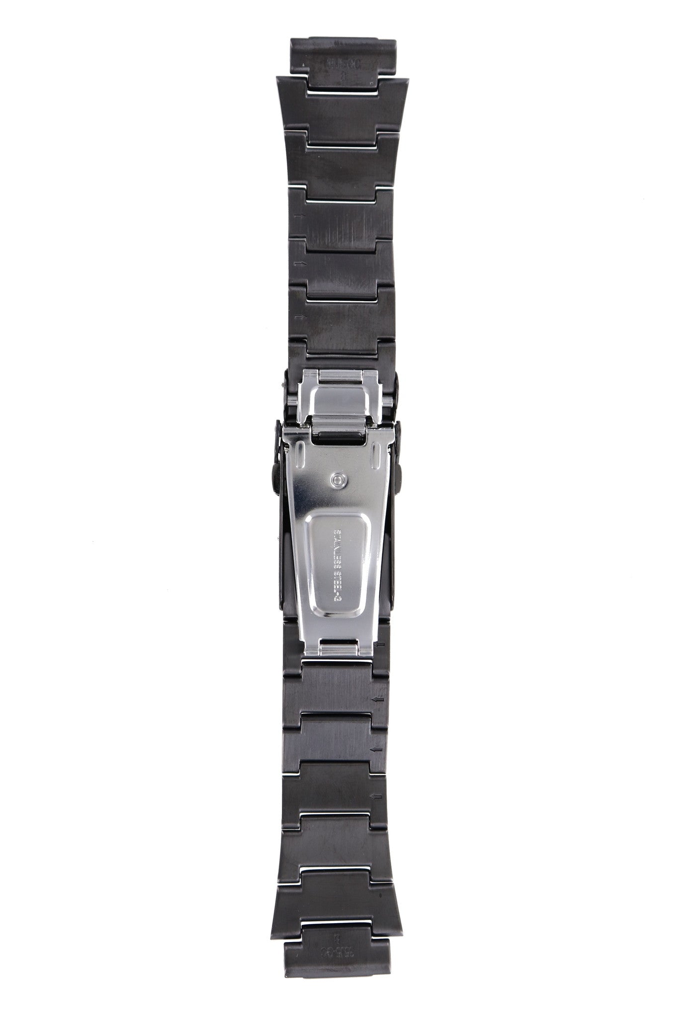 Seiko 35J5 - GC - 5M62 - 0BL0 & 5M82 - 0AF0 Watch Band 35J5NG Black Stainless Steel 20 mm Kinetic - Watch Plaza