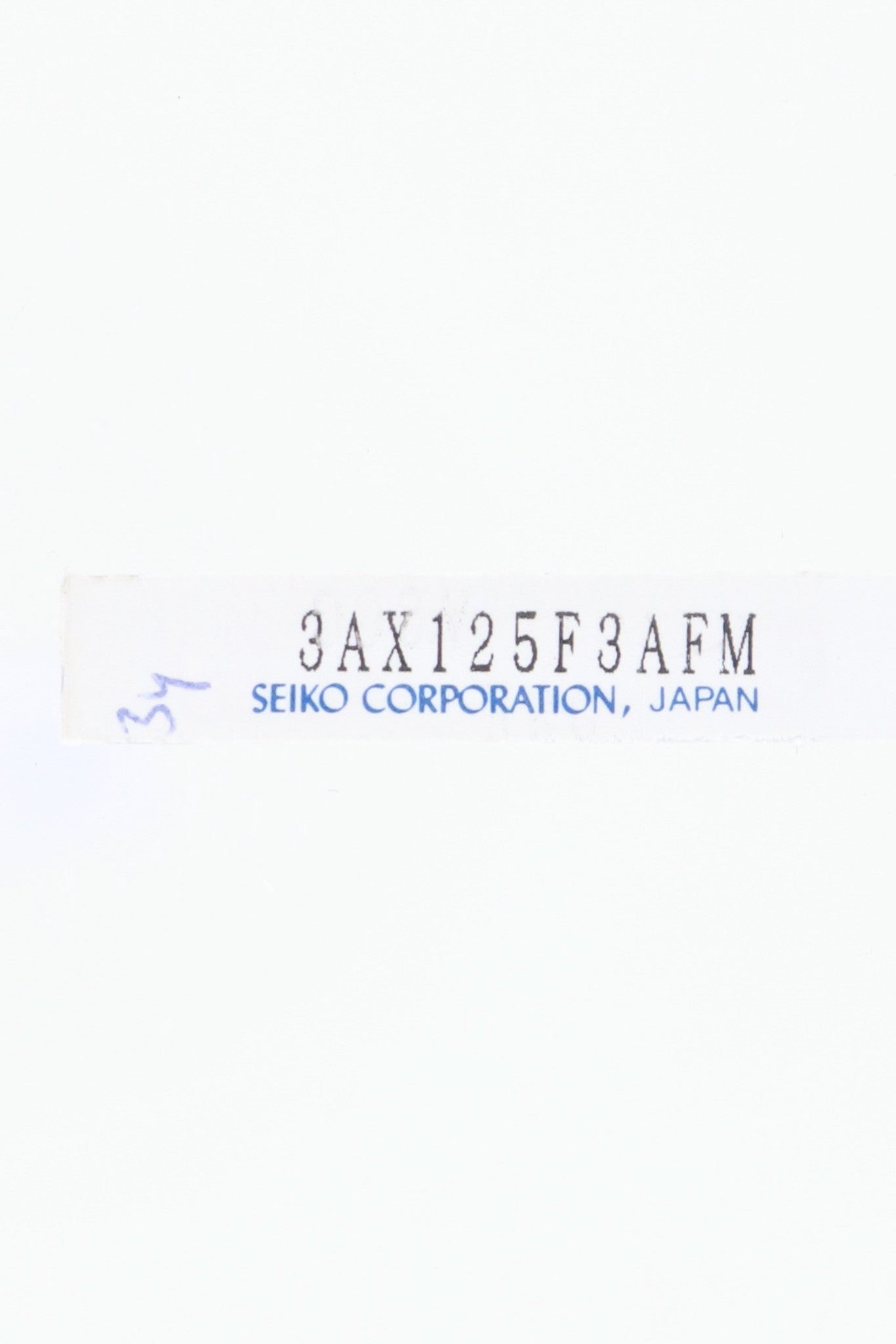 Seiko 3AX125F3AFM Second Hand 7009 - 6040, 7S26 - 00M0 & V657 - 7030 - Watch Plaza