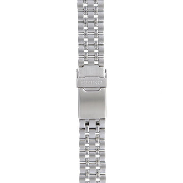 Seiko 42 74 - B.I - 7N47 - 6A00 / 7T32 - 7C40 Watch Band 4274JB Grey Stainless Steel 18 mm SQ 100 - Watch Plaza