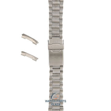 Seiko 4295JB Watch band SDW613 - 7T32 Panda grey stainless steel 22 mm - Sports 150 - Watch Plaza