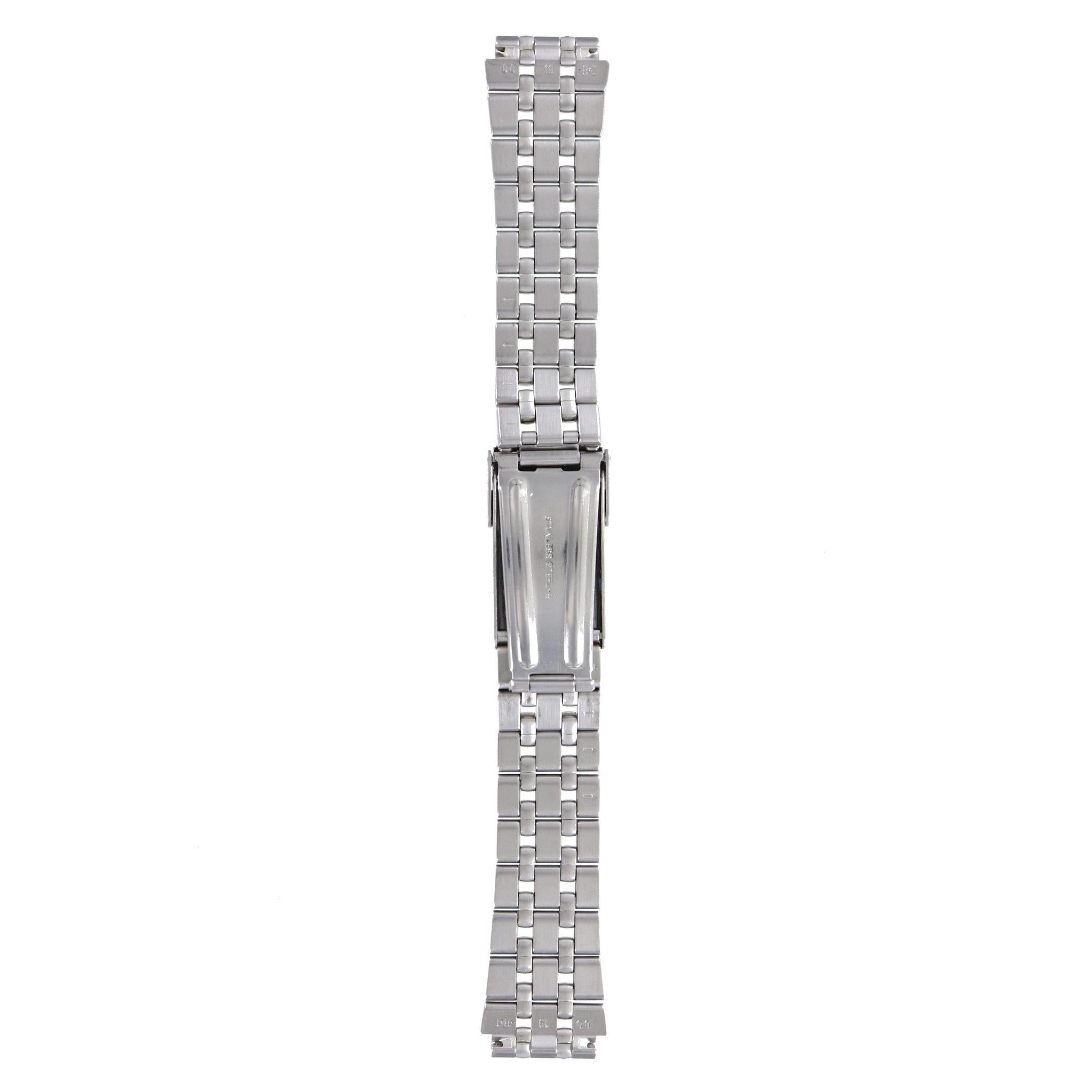 Seiko 4419 - B.I - 7N42 - 5000 / 7T32 - 5A10 Watch Band 4419JB Grey Stainless Steel 18 mm SQ 100 - Watch Plaza