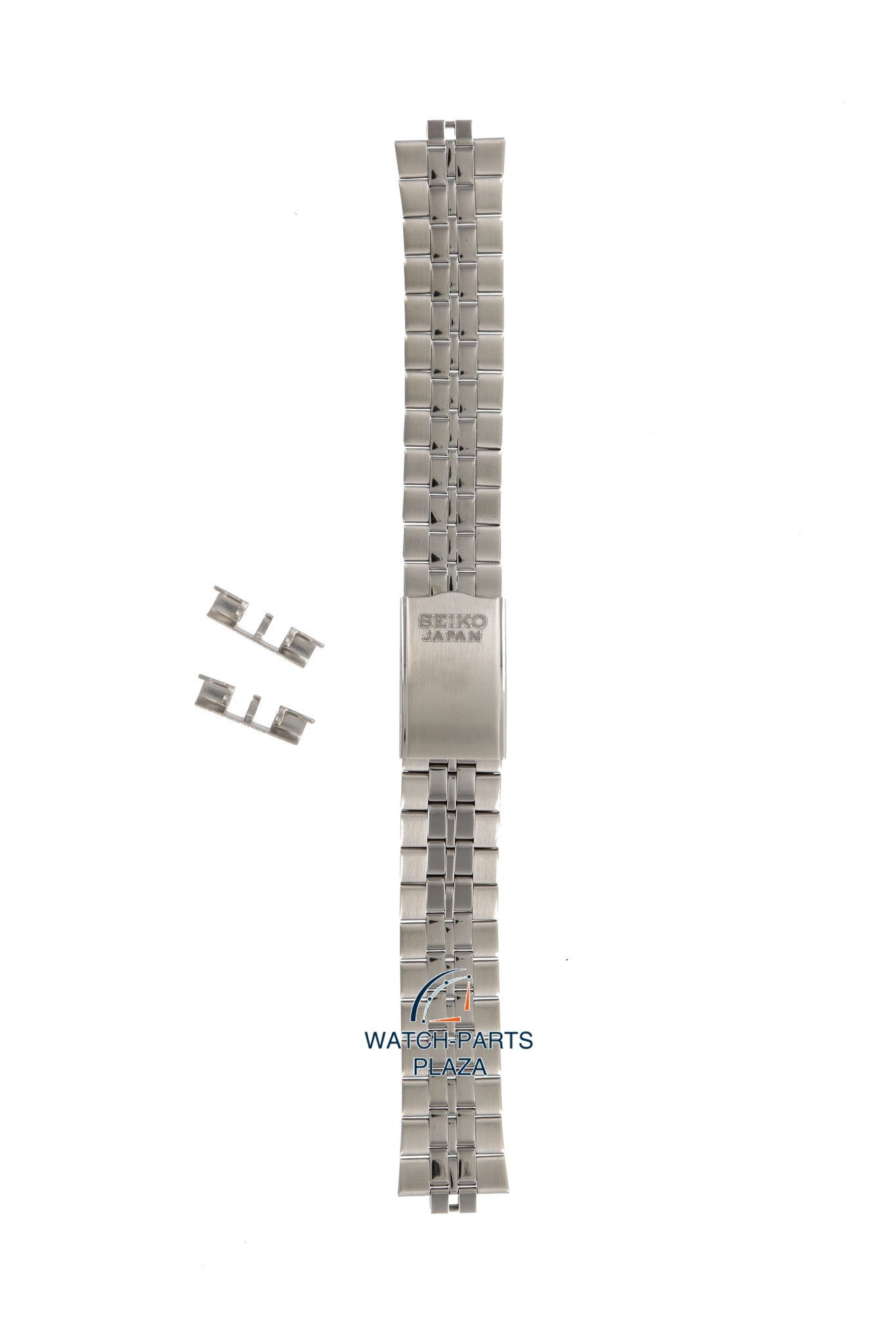 Seiko 4687AG Watch band 7S26 0070 / 0450 grey stainless steel 18 mm - 5 - Watch Plaza