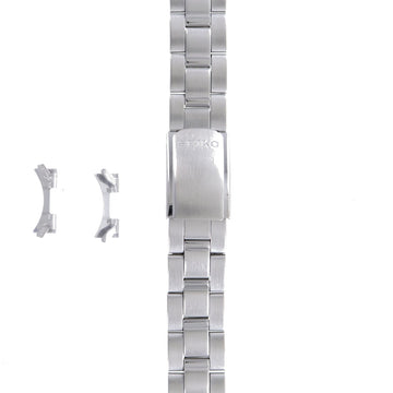 Seiko 4719 - Z.E - 7N43 - 9070 Watch Band 4719JZ Grey Stainless Steel 20 mm - Watch Plaza