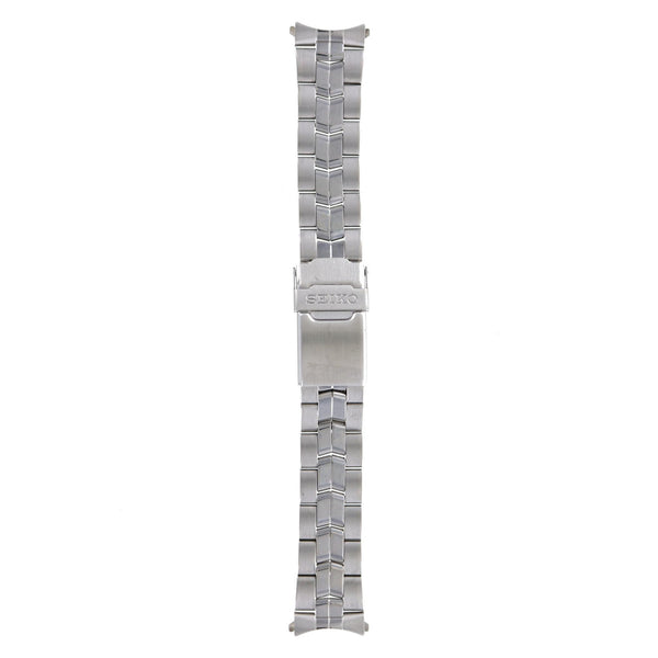 Seiko 4858 - G.I - 8F32 - 0080 Watch Band 4858JG Grey Stainless Steel 20 mm Perpetual Calendar - Watch Plaza