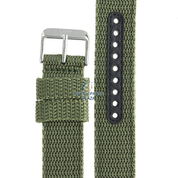 Seiko 4KC9JZ Watch band SND321 - 7T92 & 7T94 green canvas 20 mm - Military - Watch Plaza