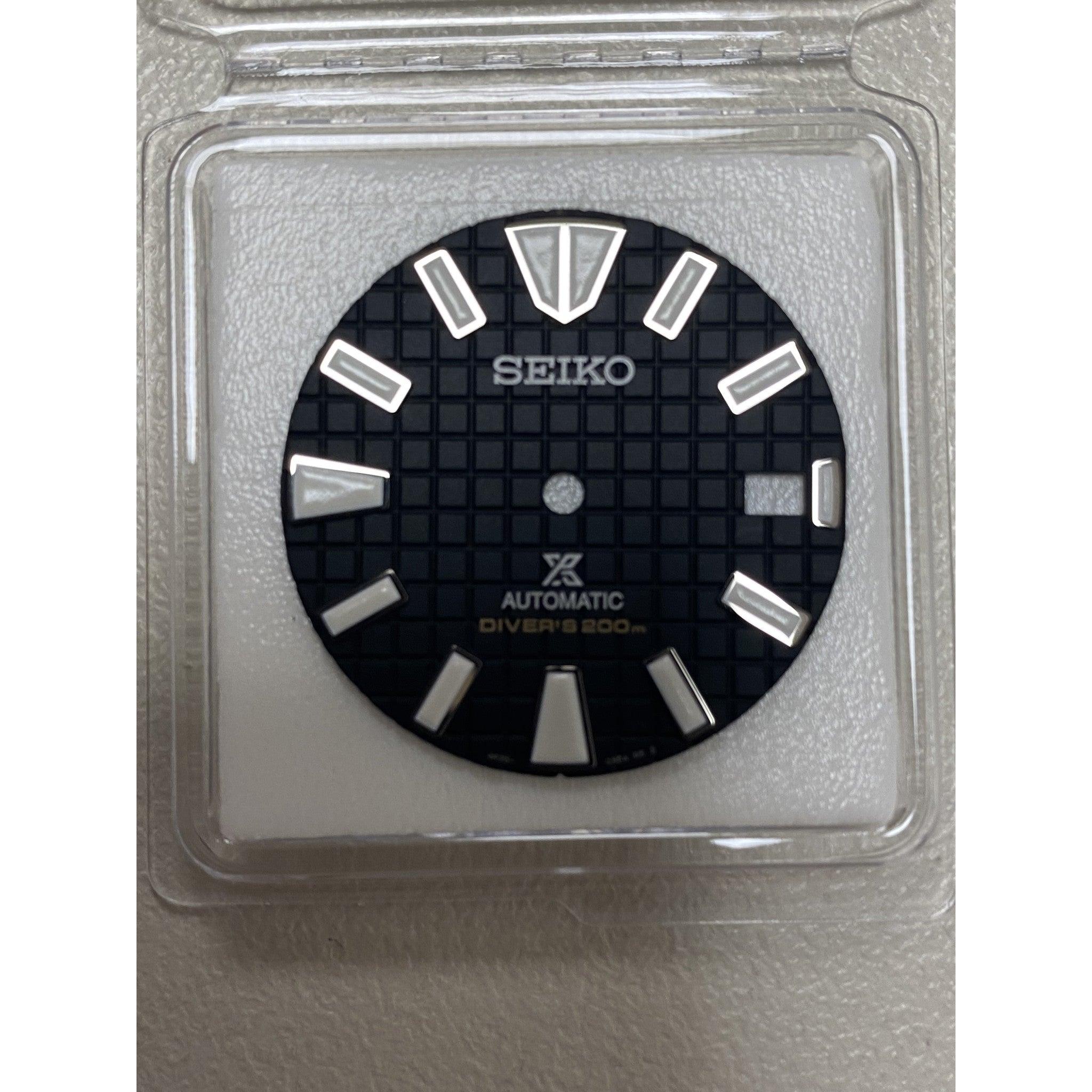 Seiko 4R3503E4XB13 dial SRPE35 black 4R35 - 03W0 King Samurai - Watch Plaza