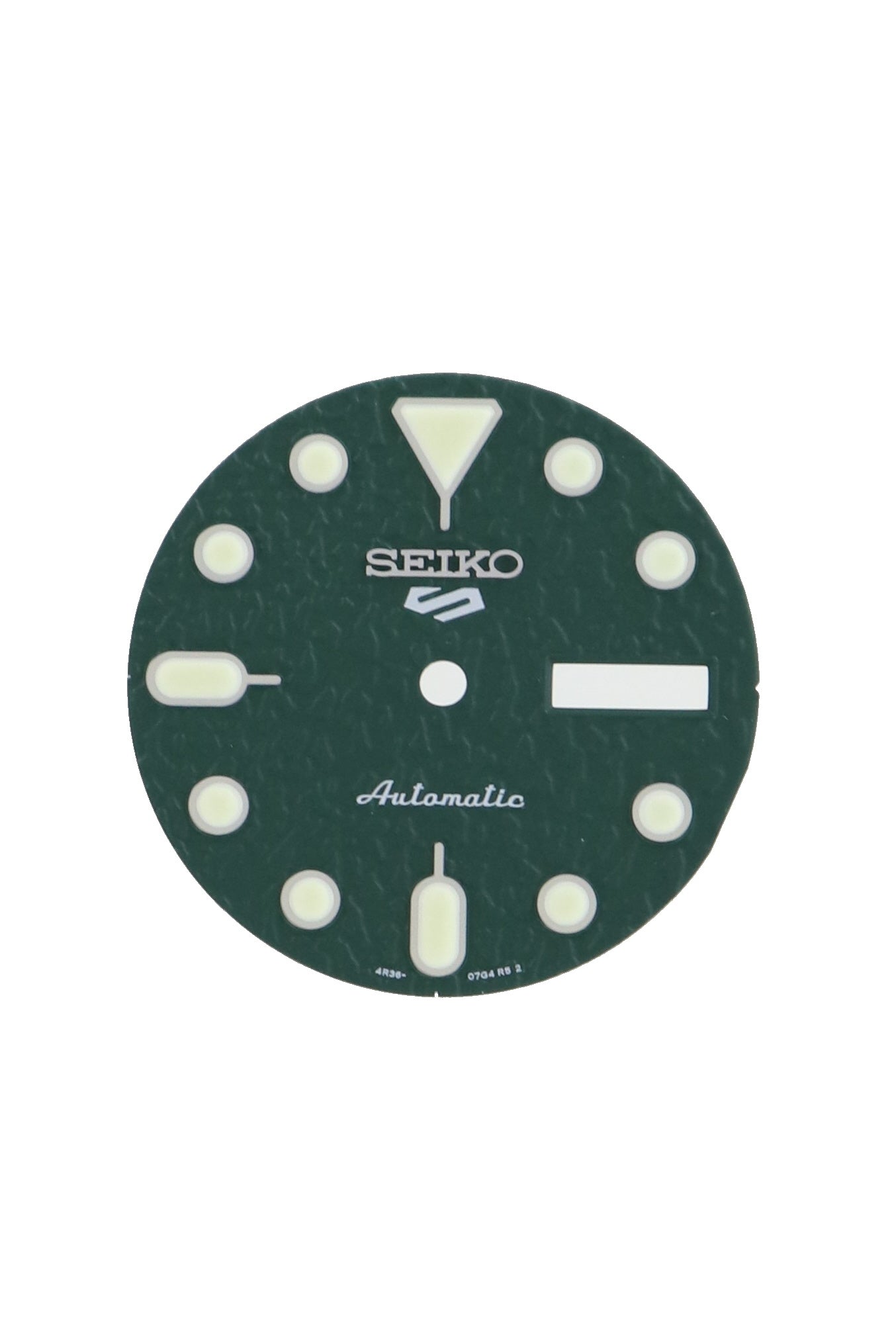 Seiko 4R3607G4XE13 Dial SRPD77K1 Avocado 5 Sports - Watch Plaza