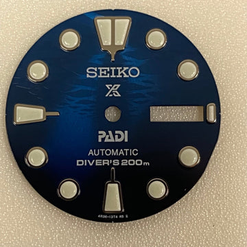 Seiko 4R3613T4X913 Dial SRPK01K1 Prospex Turtle Great Blue PADI 4R36 - 06Z0 - WatchPlaza