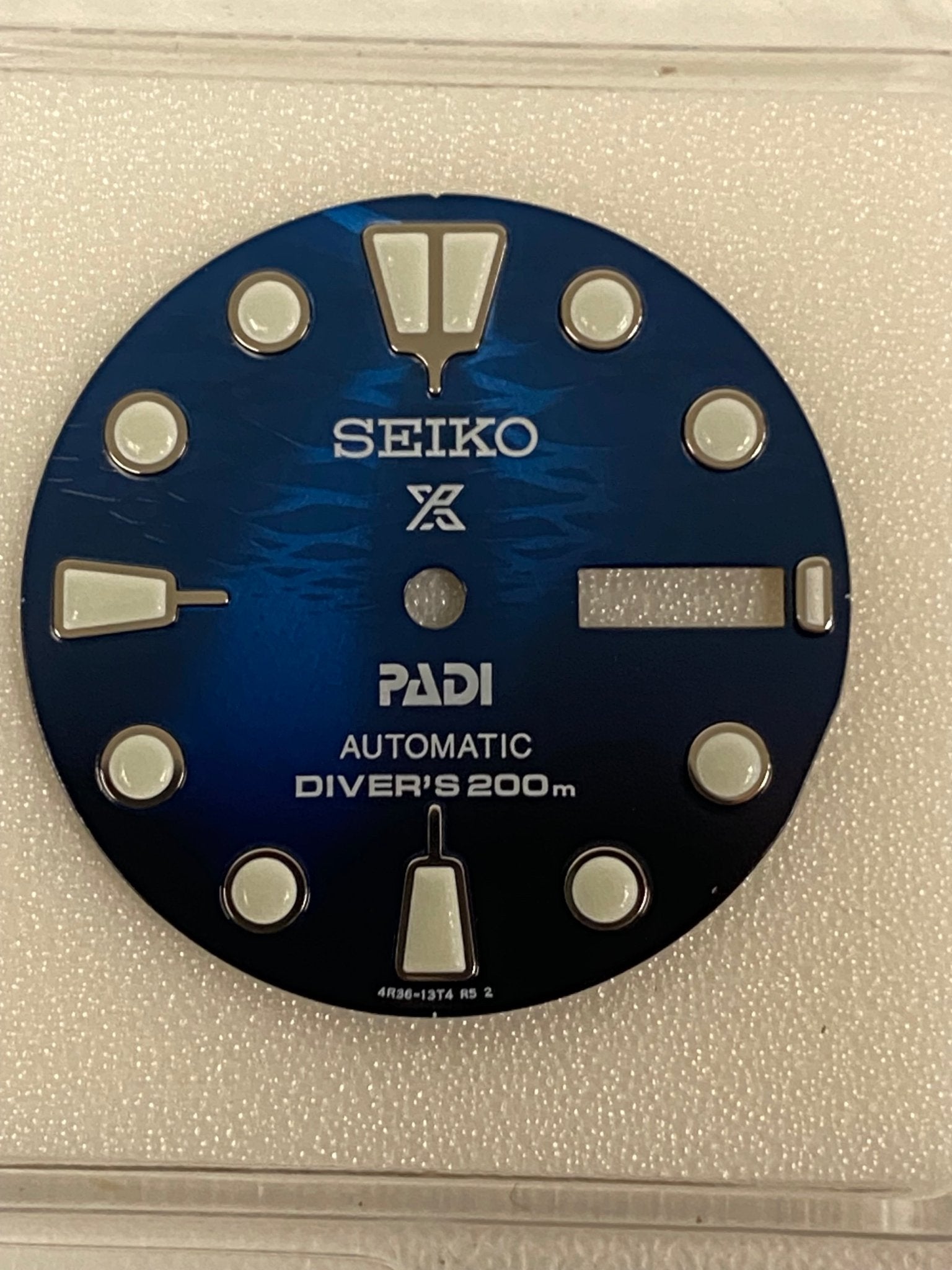 Seiko 4R3613T4X913 Dial SRPK01K1 Prospex Turtle Great Blue PADI 4R36 - 06Z0 - WatchPlaza