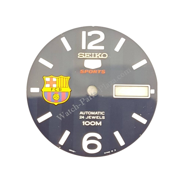 Seiko 5 Sports FC Barcelona SRP303 Dial Blue 4R36 - 01G0 SRP303K1 SRP303J1 - Watch Plaza