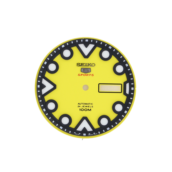 Seiko 5 Sports SRPA11K1 Watch Parts 4R36 - 04Z0 Dial, Bezel, Hands & Chapter Ring - Watch Plaza