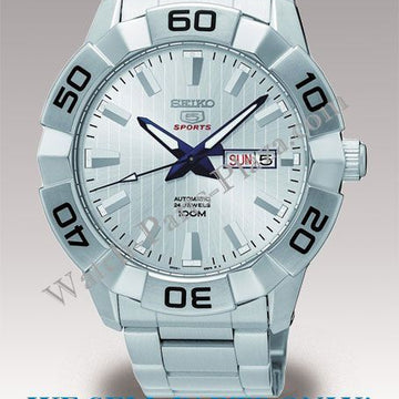 Seiko 5 Sports SRPA49K1 Watch Parts 4R36 - 05M0 Dial, Bezel, Hands & Bracelet - Watch Plaza