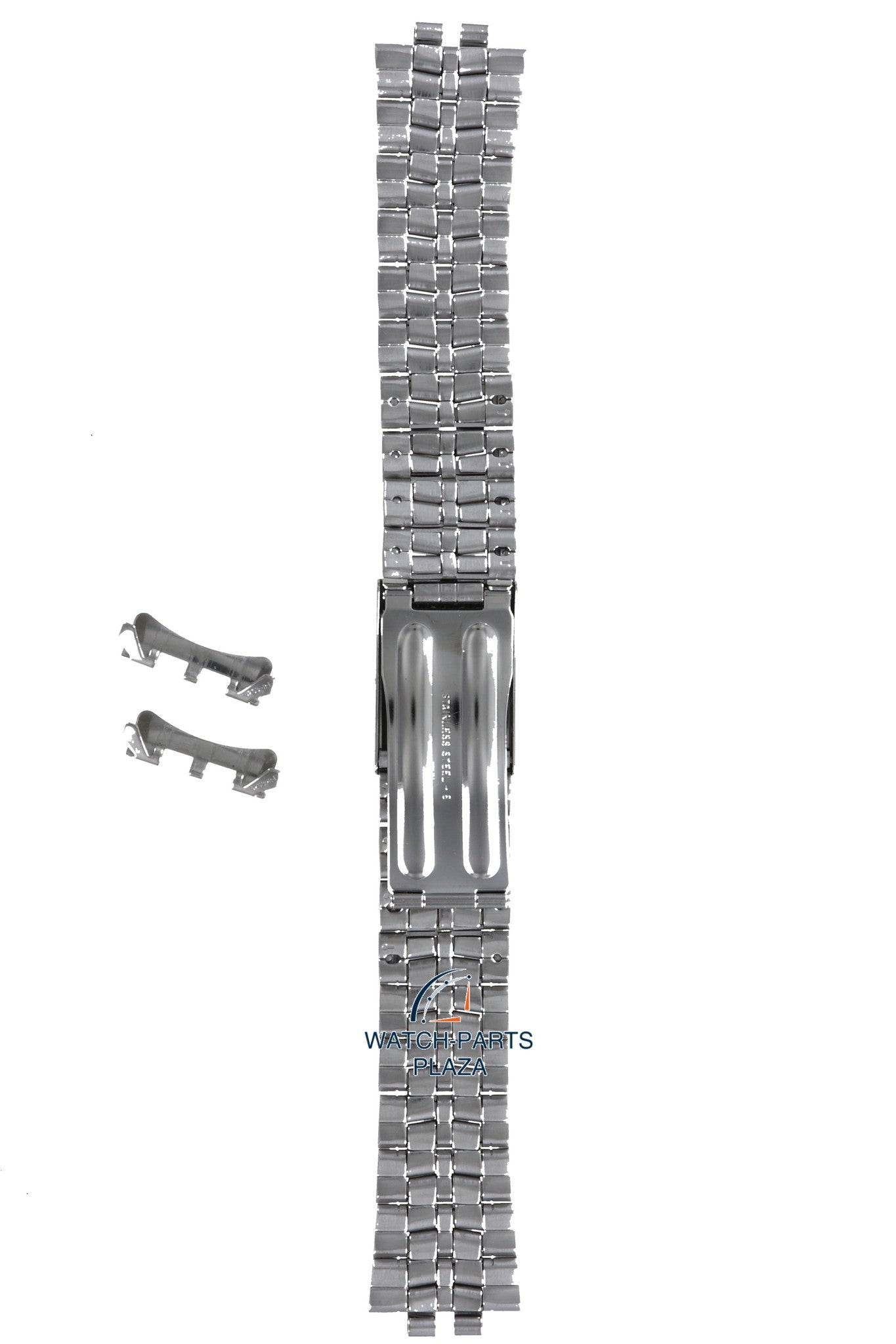 Seiko 5M23 6B70 / 6B73 Watch Band 4253JB Grey Stainless Steel 20 mm Kinetic - Watch Plaza