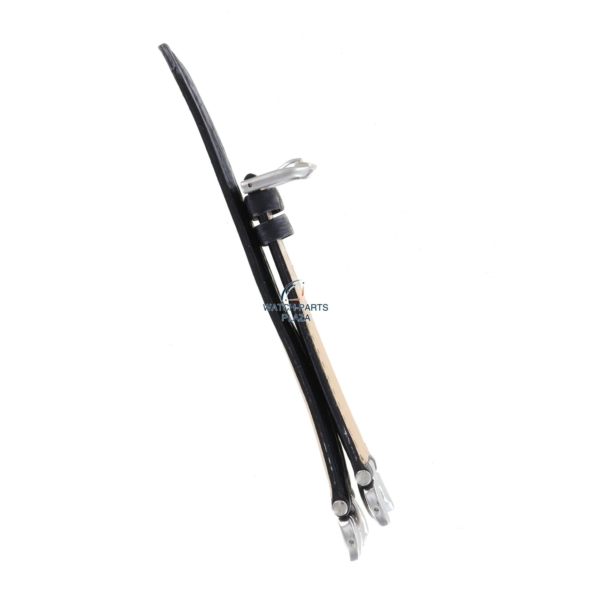 Seiko 5M42 - 0A89 Sports 100 Watch Band 4F51XB Dark Blue Leather 20 mm Kinetic - Watch Plaza