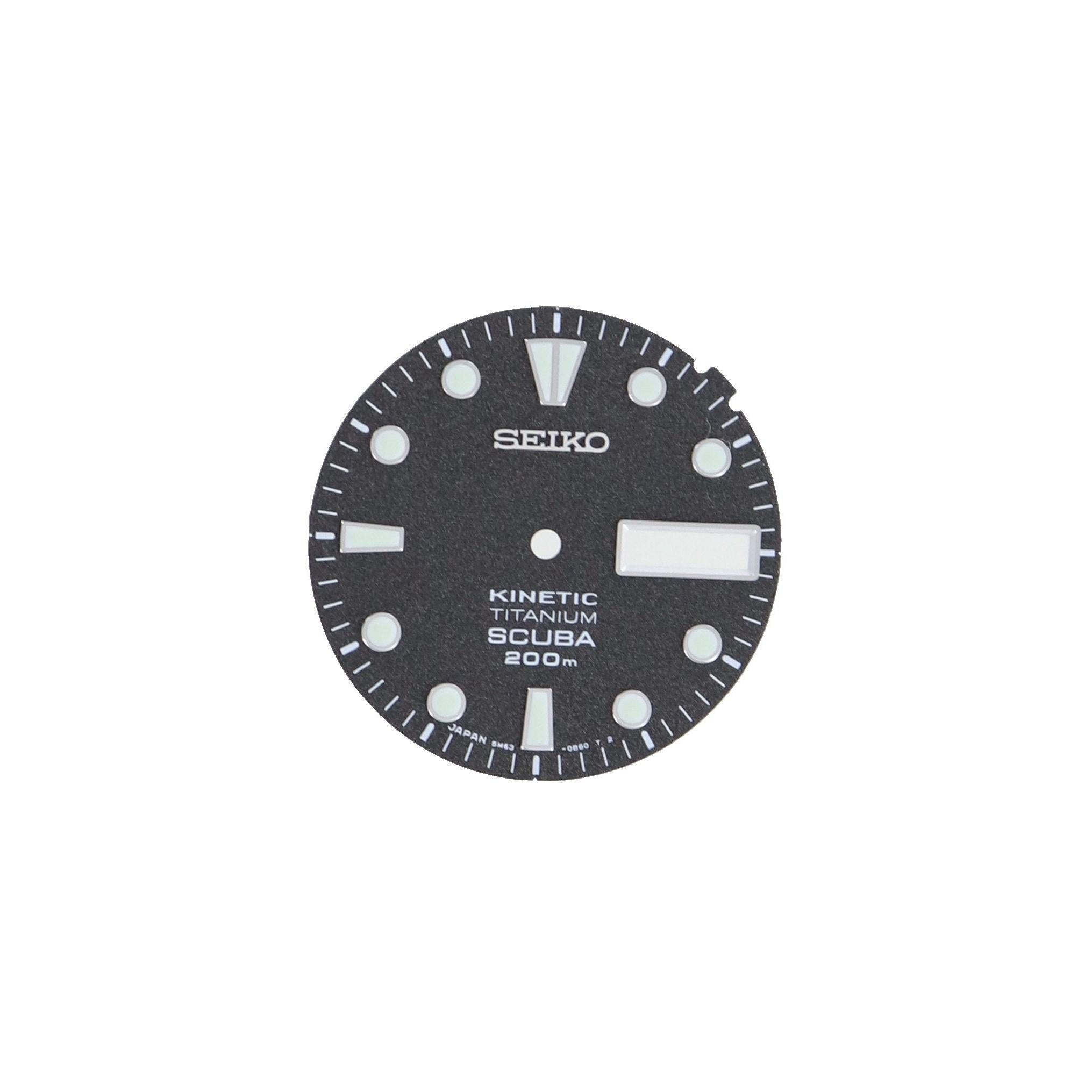 Seiko 5M630B60XB13 Dial SBCZ005 Kinetic Titanium Scuba Prospex - Watch Plaza