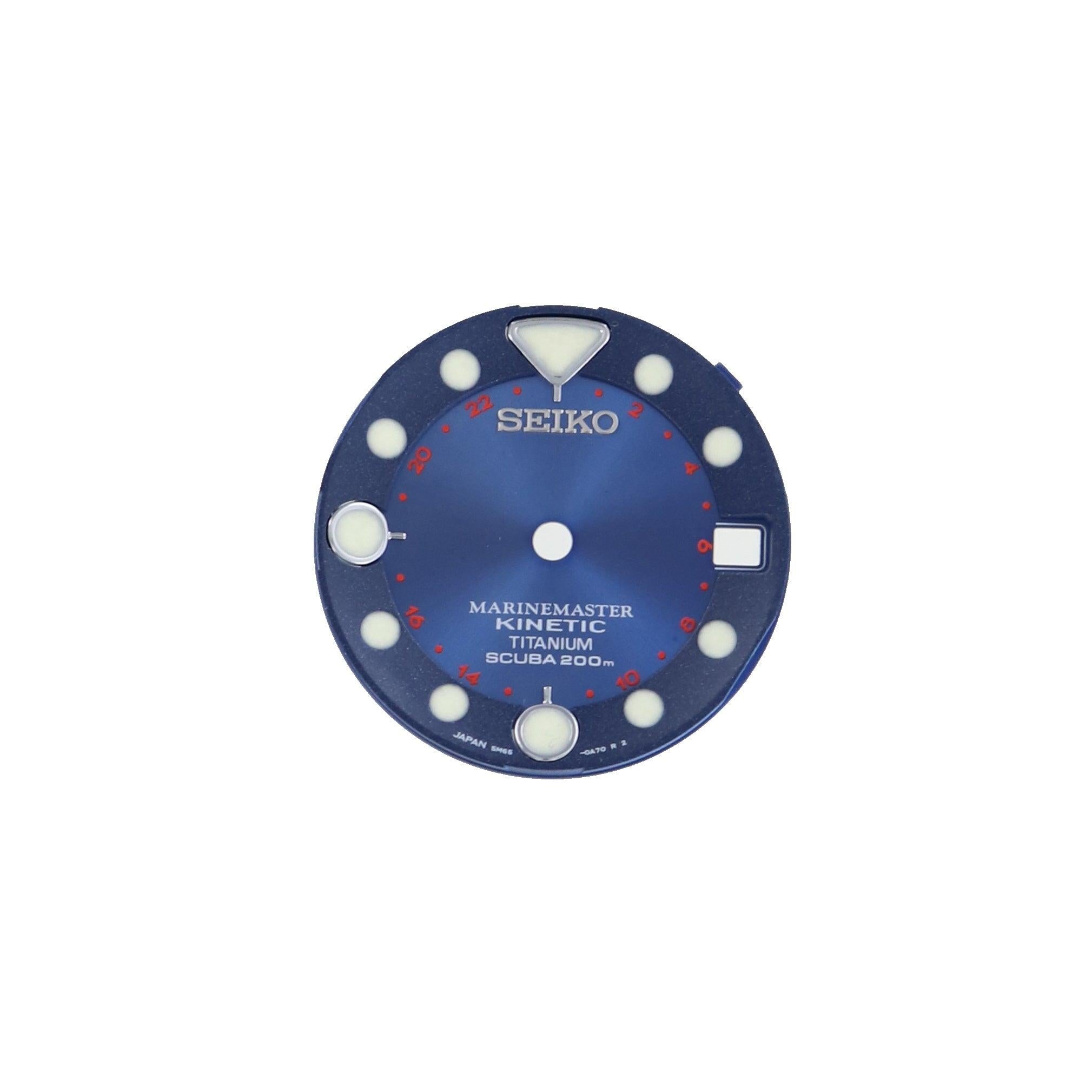 Seiko 5M650A70XL13 Dial 5M65 - 0A60 - SBDW015 MarineMaster Pipin Kinetic Titanium Scuba - Watch Plaza