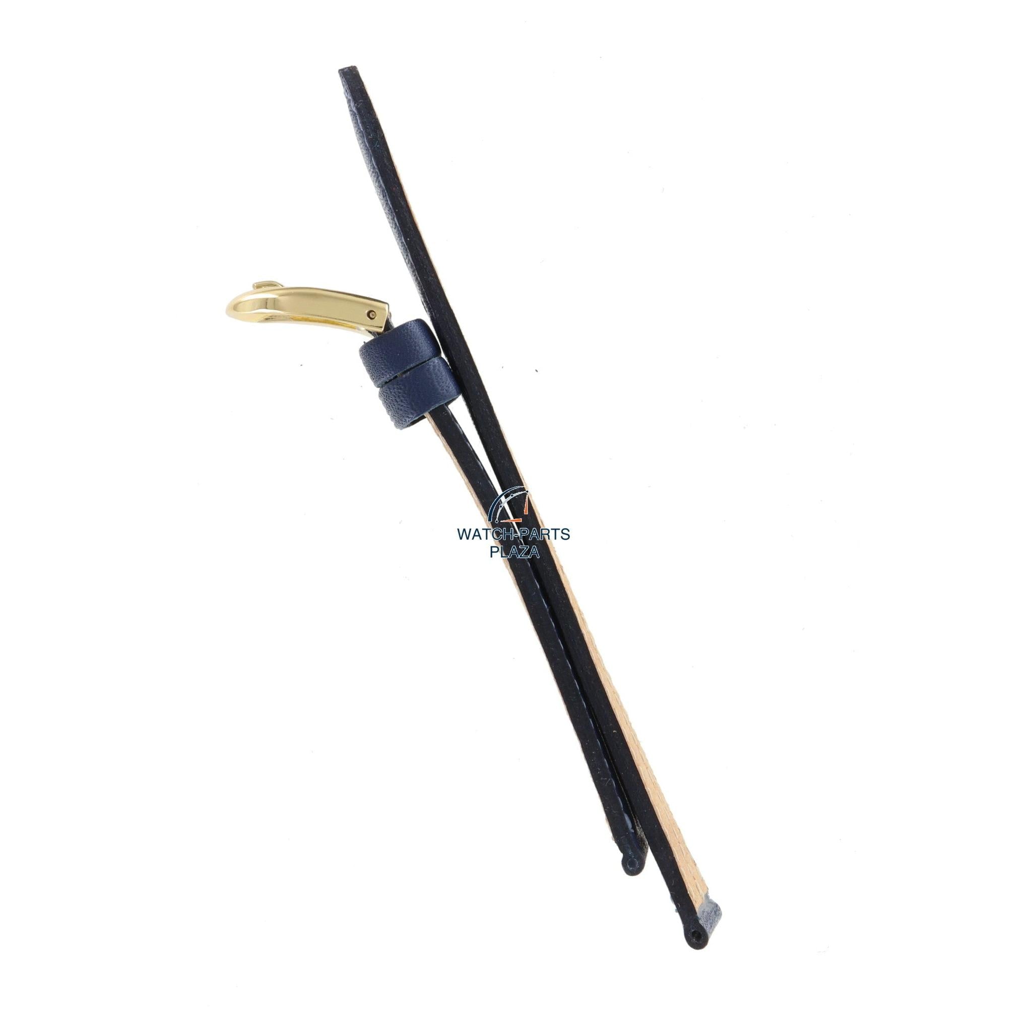 Seiko 5Y31 8A20 - SCR238 Watch Band BPZ62G Blue Leather 18 mm Quartz - Watch Plaza