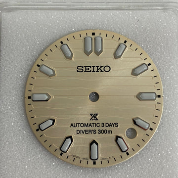 Seiko 6R5500J0XN13 Dial SPB481 / SBDC201 Prospex SEA 6R55 - 00J0 Creme - WatchPlaza