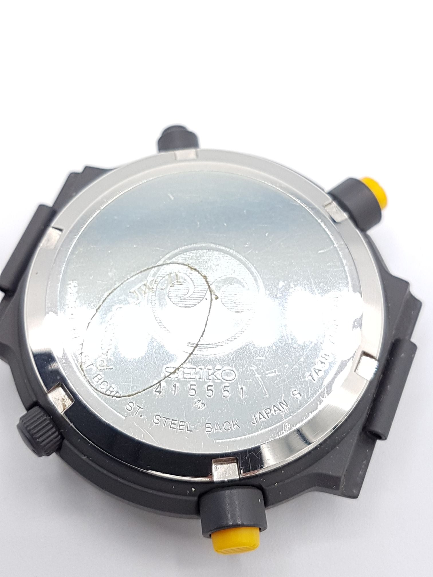 Seiko 7A38704B6B Watch Case 7A38 - 704B Giugiaro Design SQ Sports 100 - WatchPlaza
