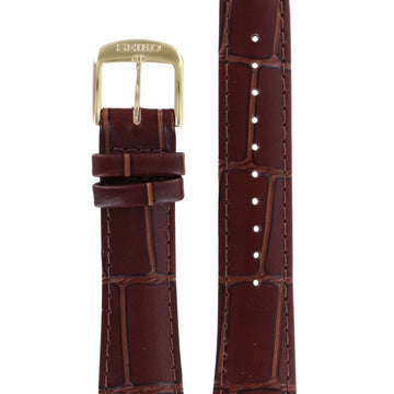 Seiko 7N32 - 0BV0 & 7N82 - 0AW0 Watch Band 4JA0KW Brown Leather 20 mm - Watch Plaza