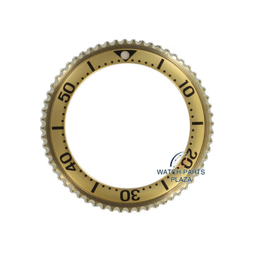 Seiko 86012375 Bezel 3E25 - 0A50 / 7N85 - 0030 Gold Scuba Diver SXW004 / SW016 - Watch Plaza