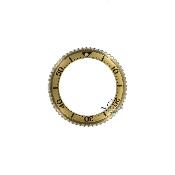 Seiko 86012375 Bezel 3E25 - 0A50 / 7N85 - 0030 Gold Scuba Diver SXW004 / SW016 - Watch Plaza