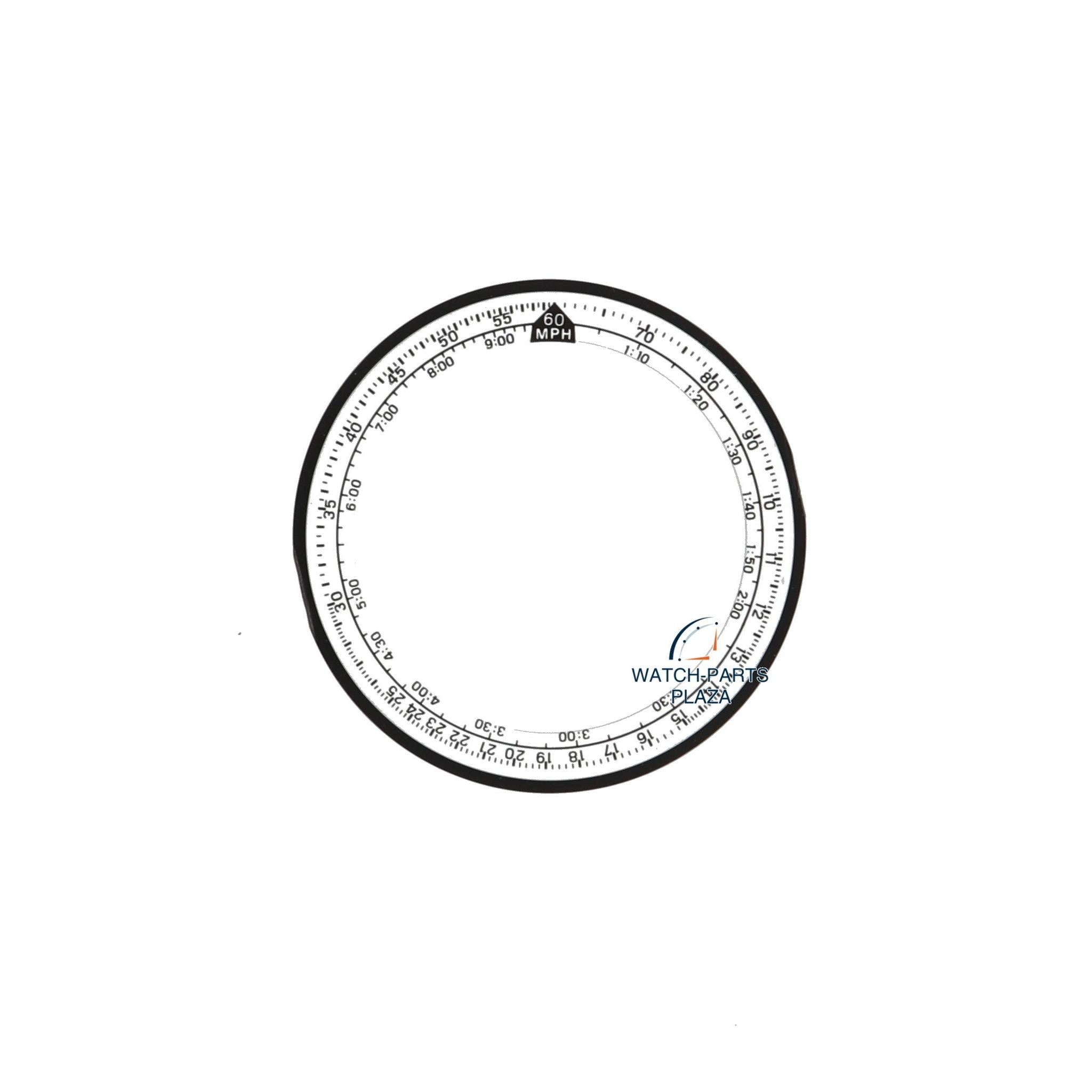 SEIKO 8602039B White dial ring 6M23 - 7000 Intelligent Calendar SHQ001, SHQ002, SHQ008 - Watch Plaza