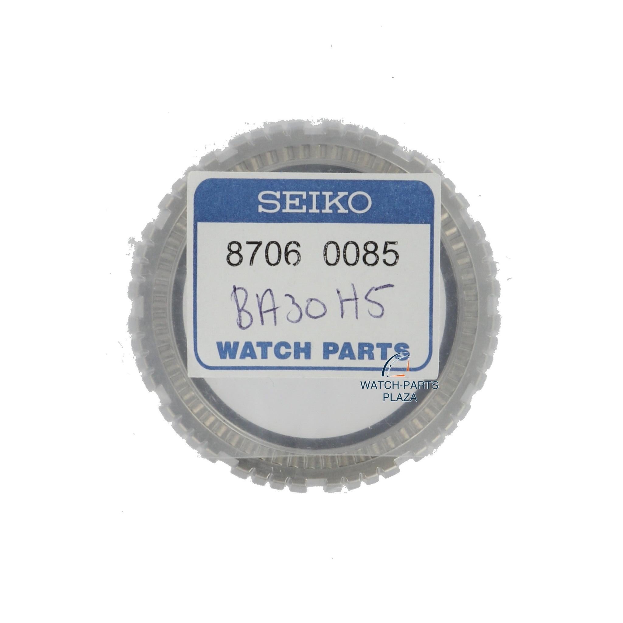 Seiko 87060085 Black Yellow Bezel SKA385, SNDA15 & SNDA61 Ceasar 7T92 - 0JG0 / 5M62 - 0BR0 - Watch Plaza