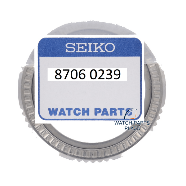 Seiko 87060239 bezel black SNZD65, SNZD71 stainless steel 7S36 - 02B0 5 Sports - Watch Plaza