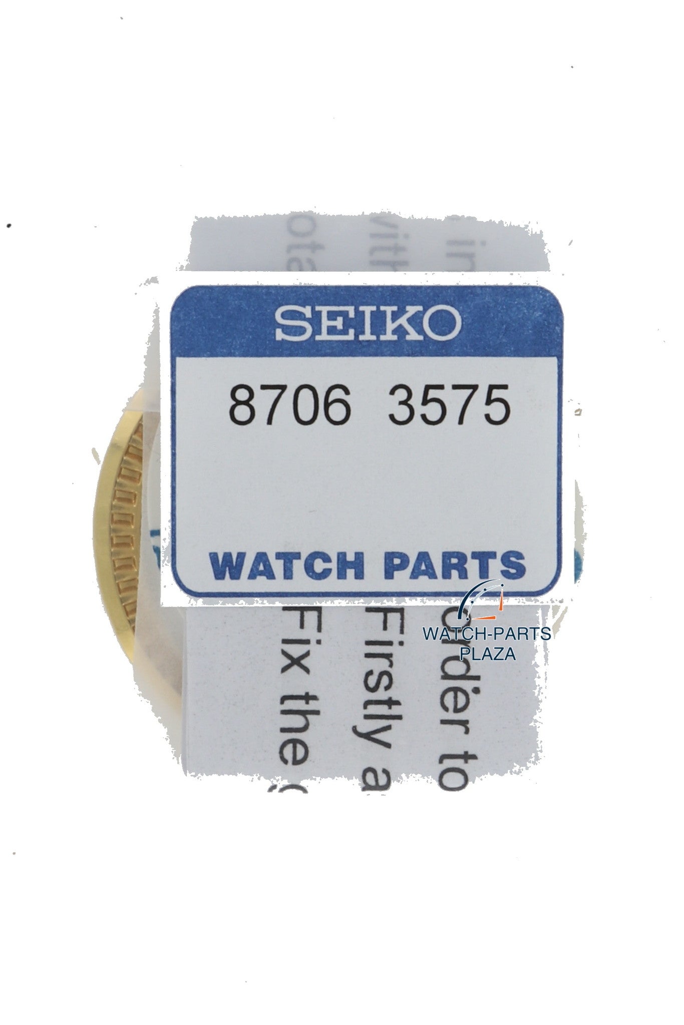 Seiko 87063575 Gold & Black Bezel SRP196 / SRP238 - 5 Sports 4R36 - 00P0 - Watch Plaza