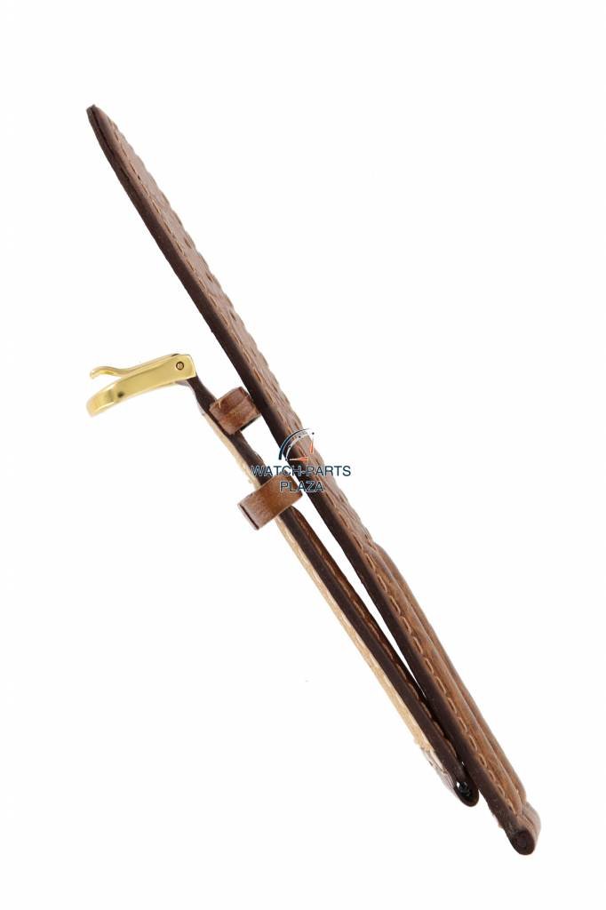 Seiko Age Of Discovery Brown Leather Watch Band 17mm 5M22 - 6B00 Moon Phase 7T32 - 6E50 - Watch Plaza