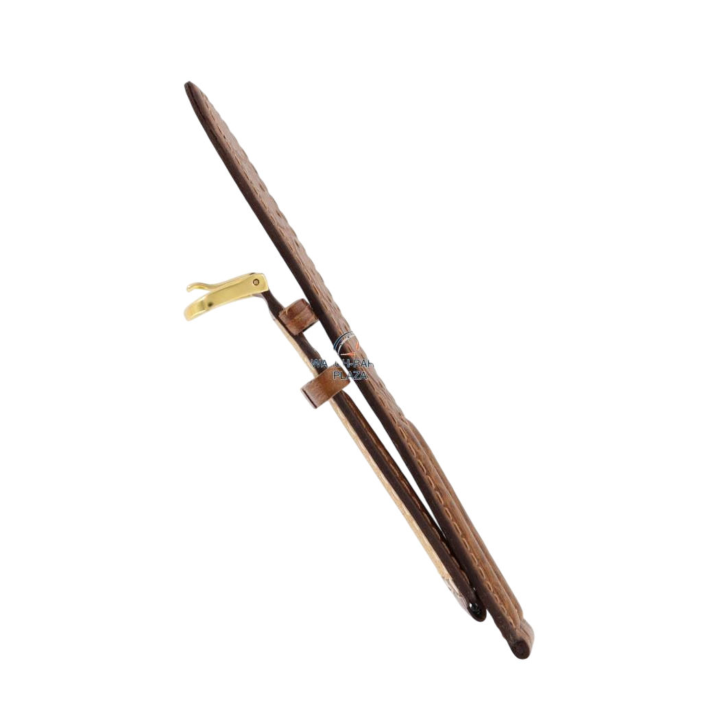 Seiko Age Of Discovery Brown Leather Watch Band 17mm 5M22 - 6B00 Moon Phase 7T32 - 6E50 - Watch Plaza