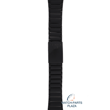Seiko B1625F Watch band 5H23 6370, 6379 Sports 150 black stainless steel 18 mm - SQ - Watch Plaza