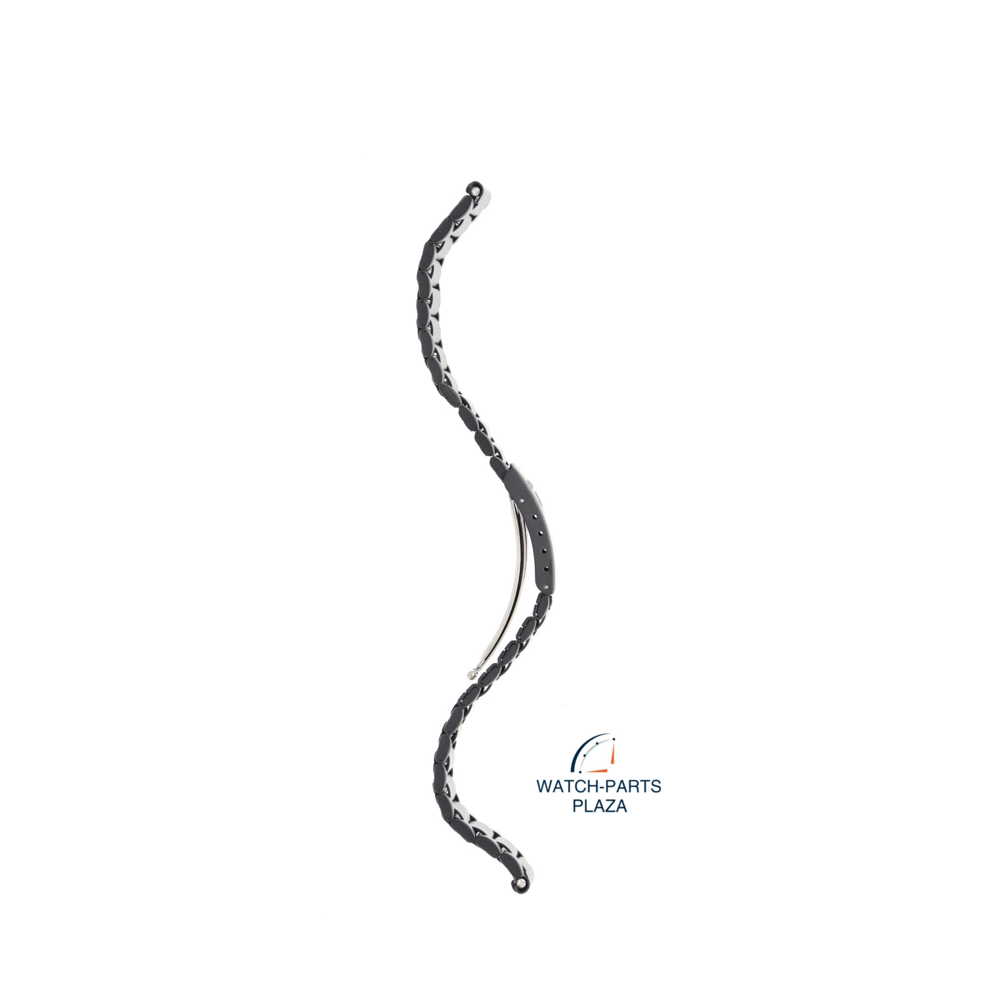 Seiko B1625F Watch band 5H23 6370, 6379 Sports 150 black stainless steel 18 mm - SQ - Watch Plaza