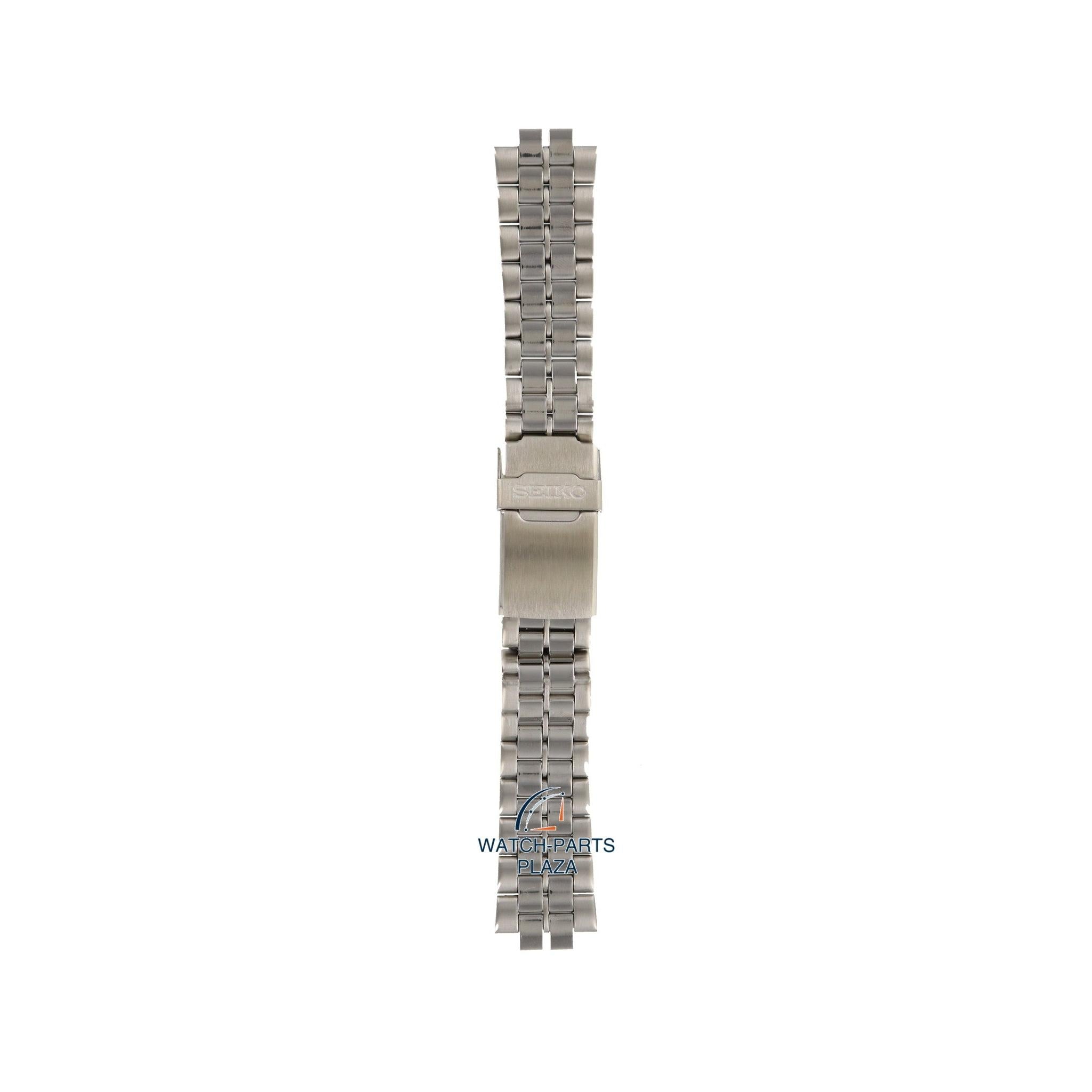 Seiko B1799S Watch band 6F24 Moonphase grey stainless steel 20 mm - Sports 150 - Watch Plaza
