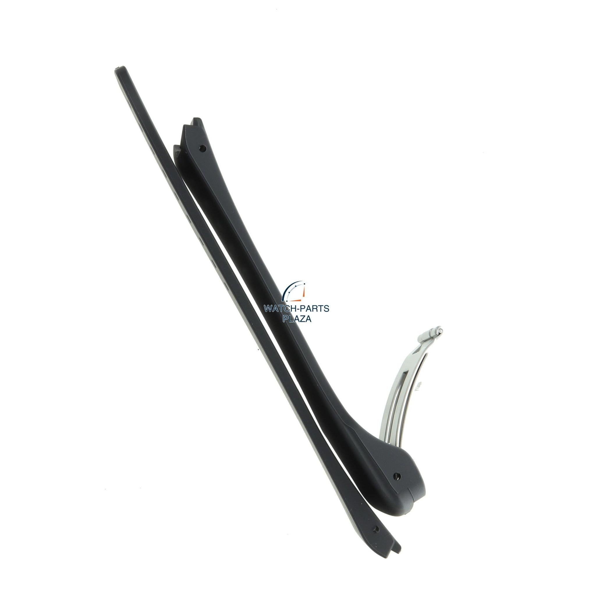 Seiko BAR692 Watch band SILAZ004 - VK67 black rubber / silicone 22 mm - Issey Miyake - Watch Plaza