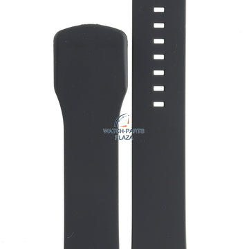 Seiko BAR692 Watch band SILAZ004 - VK67 black rubber / silicone 22 mm - Issey Miyake - Watch Plaza