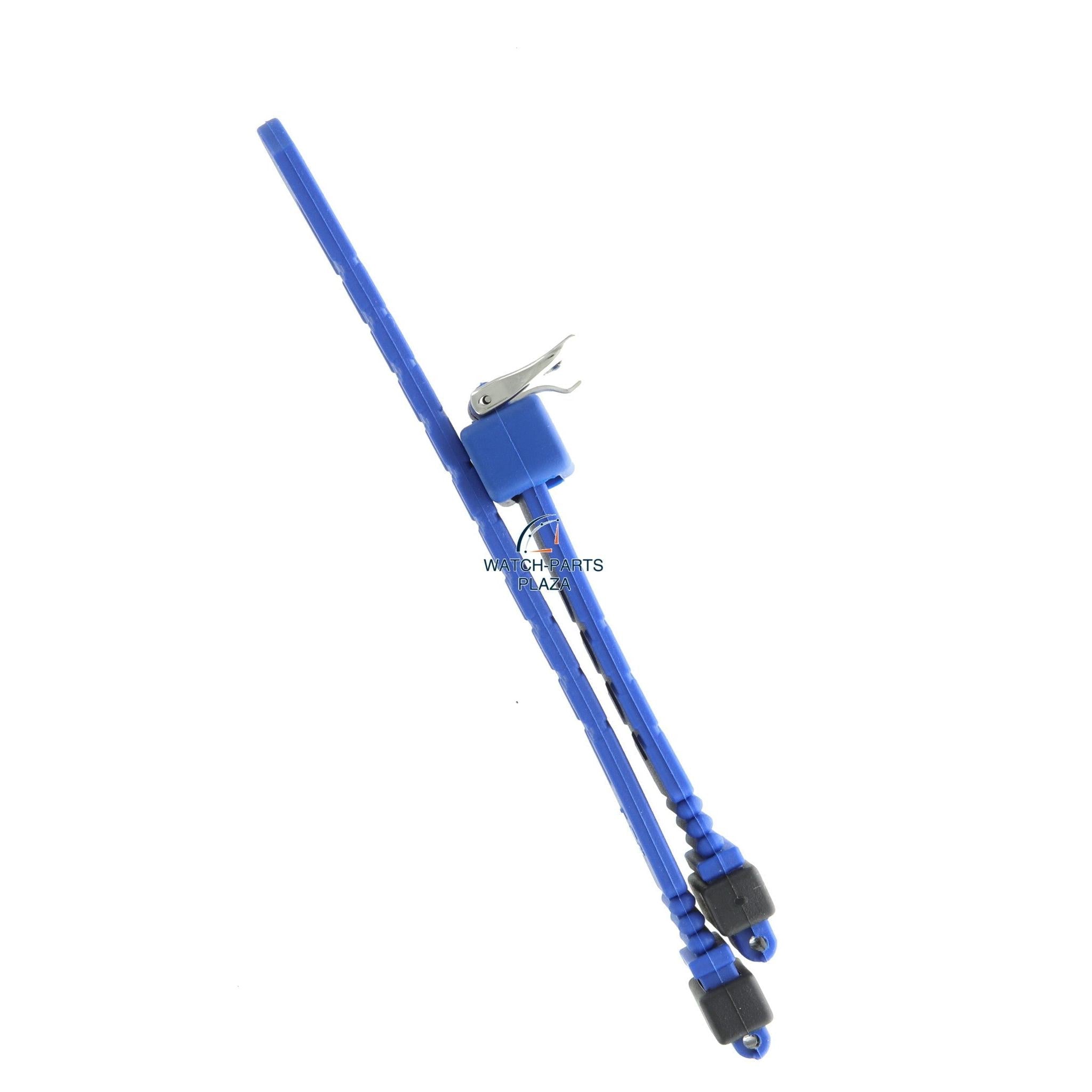 Seiko BPZ66J Watch band SGH047 - 7N33 6A30 blue rubber / silicone 18 mm - Sports 150 - Watch Plaza