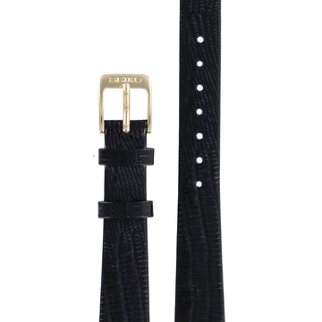 Seiko Calf - Z 13 - 1N00 - 0C99 Watch Band 4GY3YZ Black Leather 13 mm - Watch Plaza