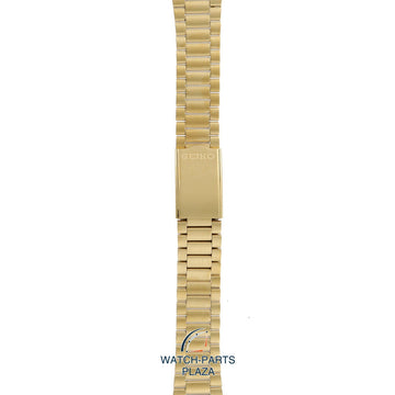 Seiko G1226G Watch band 7009, 7S26 & 6309 gold - plated stainless steel 18 mm - 5 - Watch Plaza