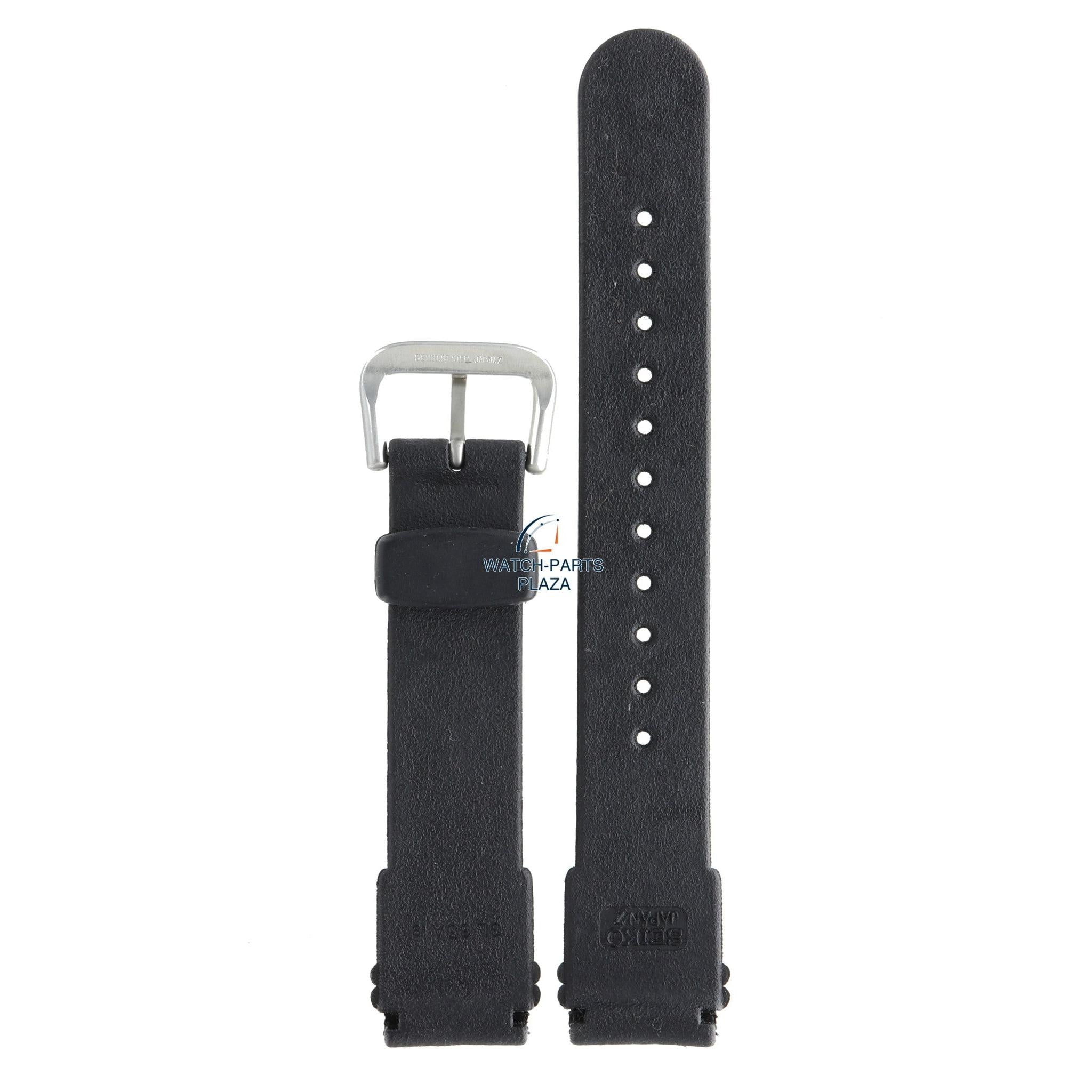 Seiko GL63A Watch band SBBM007 - 5H25 6A10 Diver Scuba black rubber / silicone 19 mm - Scuba Diver - Watch Plaza