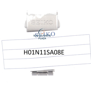 Seiko H01N11SA08E stainless steel clasp 16mm 1N00, 9020, 5J22, 5M22, 7F38, 7T42, 8F56, 8M25 - Watch Plaza