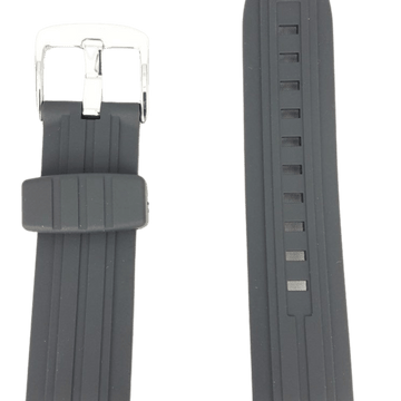 Seiko Kinetic SKA445 Black Rubber Watch Band SNAD35 Strap 30mm 4A1J1JRR - Watch Plaza