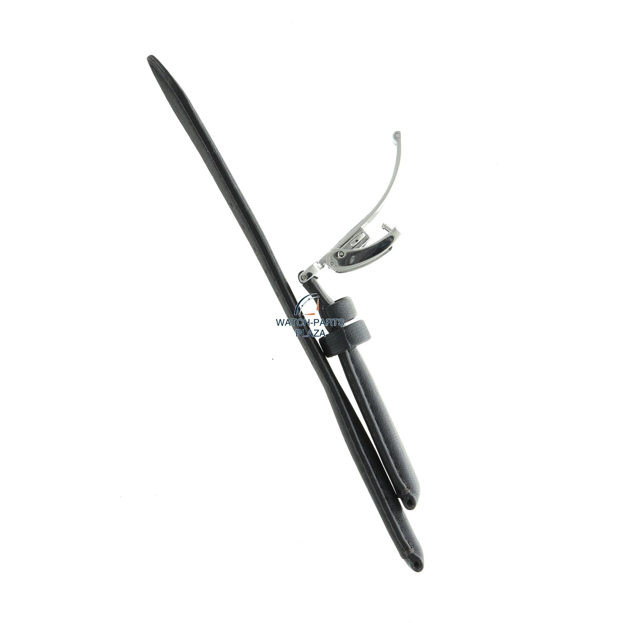 Seiko L0CA011J0 Watch band SARG011 - LOCA B 20 black leather 20 mm - Mechanical - Watch Plaza