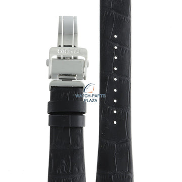 Seiko L0HC011J0 Watch band SNE455, SNP143 & SNP149 black leather 22 mm - Premier - Watch Plaza