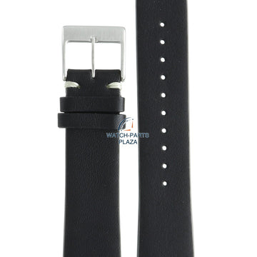 Seiko L0K8011J9 Watch band SPB089 - 6R15 04K0 black leather 20 mm - Alpinist - Watch Plaza