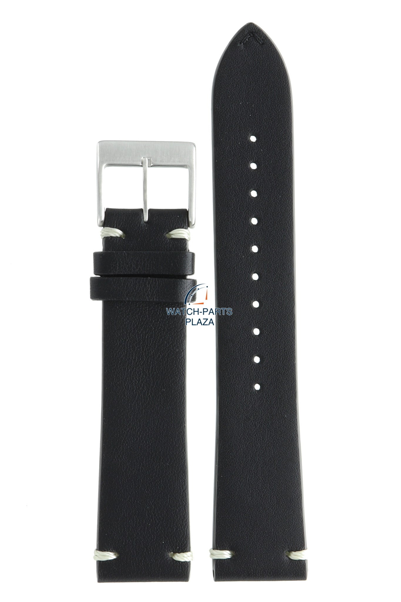 Seiko L0K8011J9 Watch band SPB089 - 6R15 04K0 black leather 20 mm - Alpinist - Watch Plaza