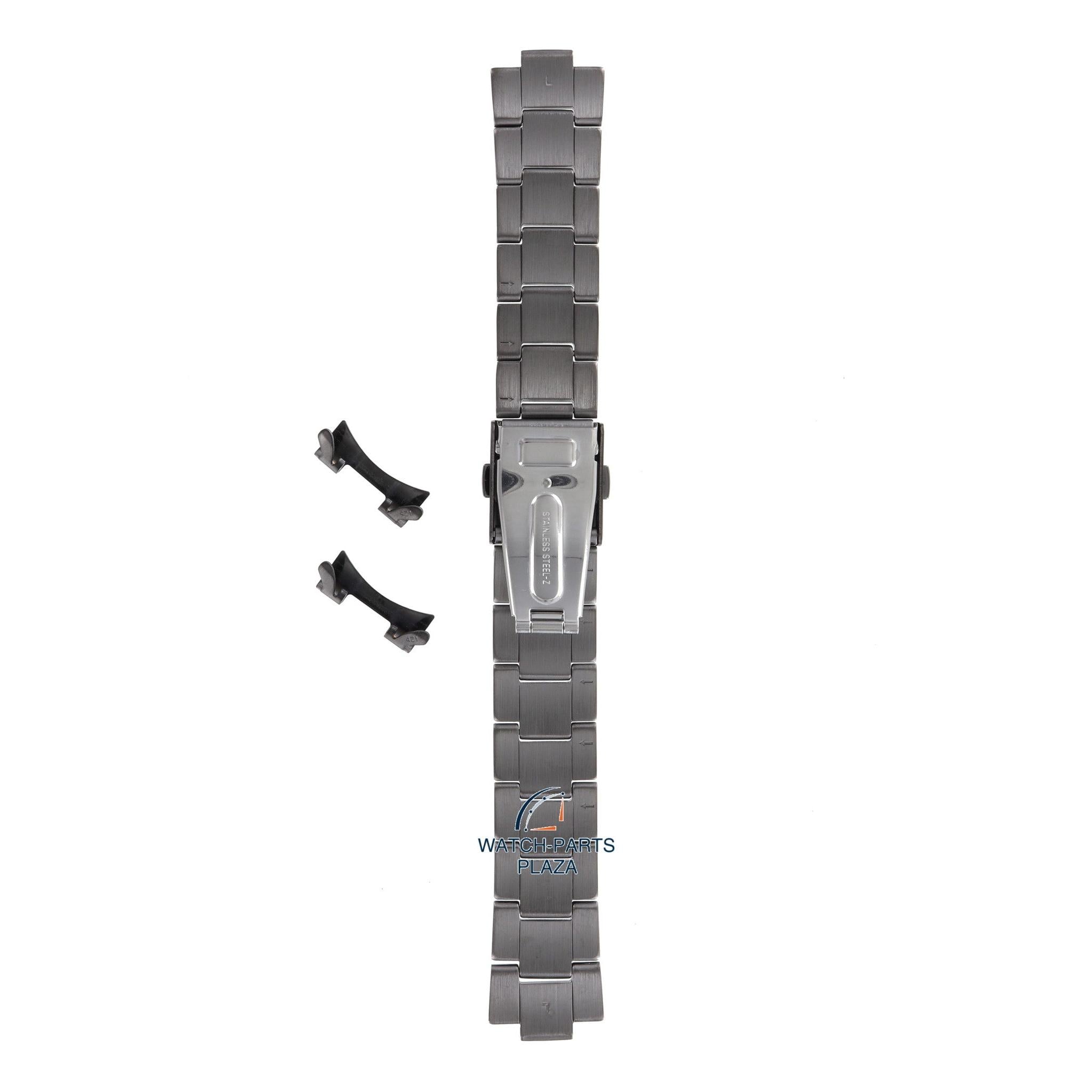 Seiko M0EA421N0 - L Watch band SSB141 - 6T63 & 8T68 black stainless steel 20 mm - Quartz Chronograph - Watch Plaza